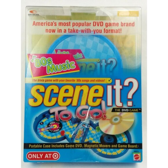 Scene It To Go 80s DVD Game Music Edition Travel Magnetic Movers - Picture 1 of 8